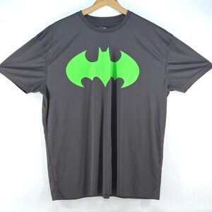 Batman Hi Vis Logo Graphic T Shirt Mens XXL DC Comics Minimalist Geek Retro Nerd